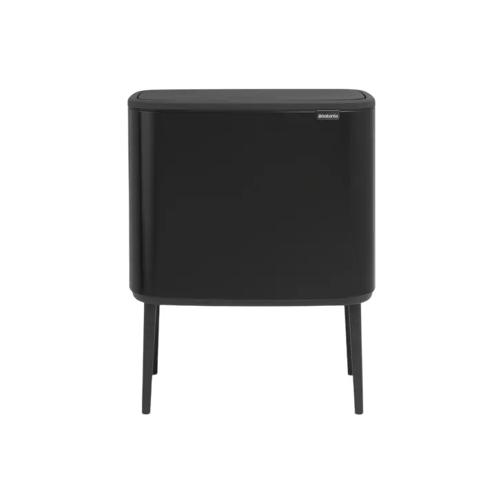 Hafele Standing Waste Bin Pre-Coated Steel 34+11+23 L Capacity, 503.83.364