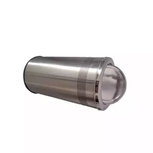 Grassland Open Top Dustbin Stainless Steel Silver 12x28 inch 50 L, GSS1147