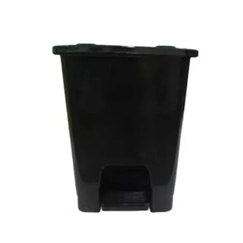 Grassland 65 L Pedal Dustbin with Lid HDPE Plastic Black, GPL1091