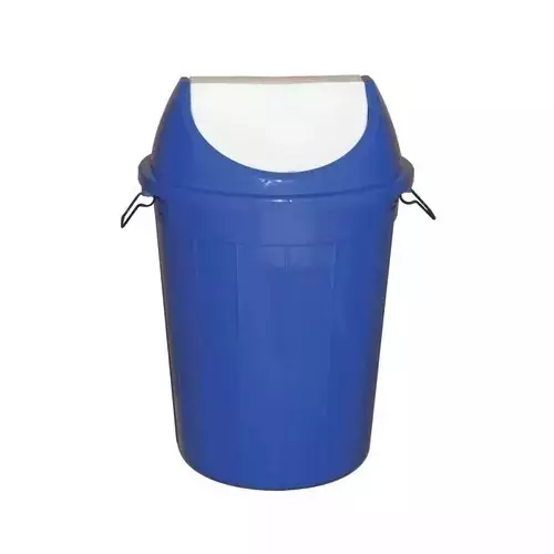 Grassland 15 L Dustbin with Swing Lid HDPE Plastic Blue, GPL1117