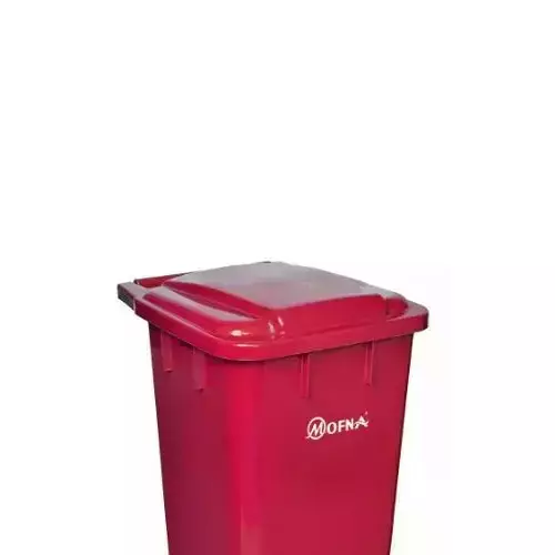 Grassland 80 L Red HDPE Plastic Pedal Dustbin, GPL1179