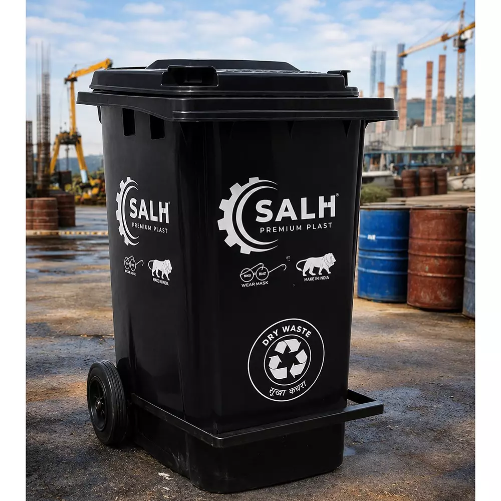 salh-dustbin-open-top-along-with-lid-and-2-wheels-240-l-capacity-black-rectangular-shape-plastic-for-outdoor-swb-240-l