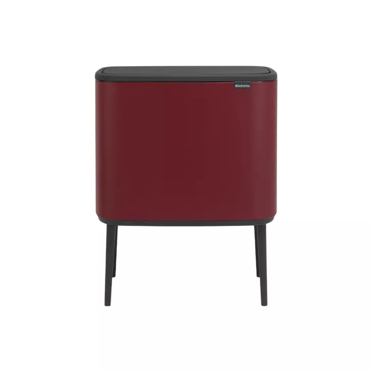 Hafele Standing Waste Bin Pre-Coated Steel 34+11+23 L Capacity, 503.83.964