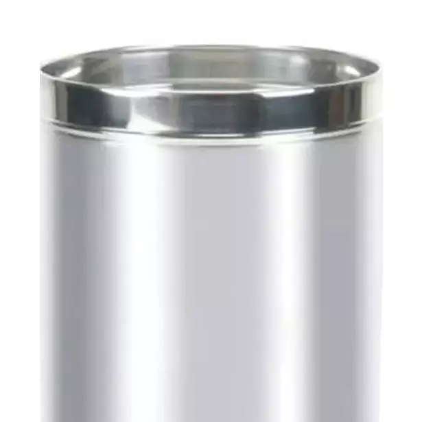 Grassland 82 L Open Top Dustbin Stainless Steel Silver 16x32 Inch, GSS1102