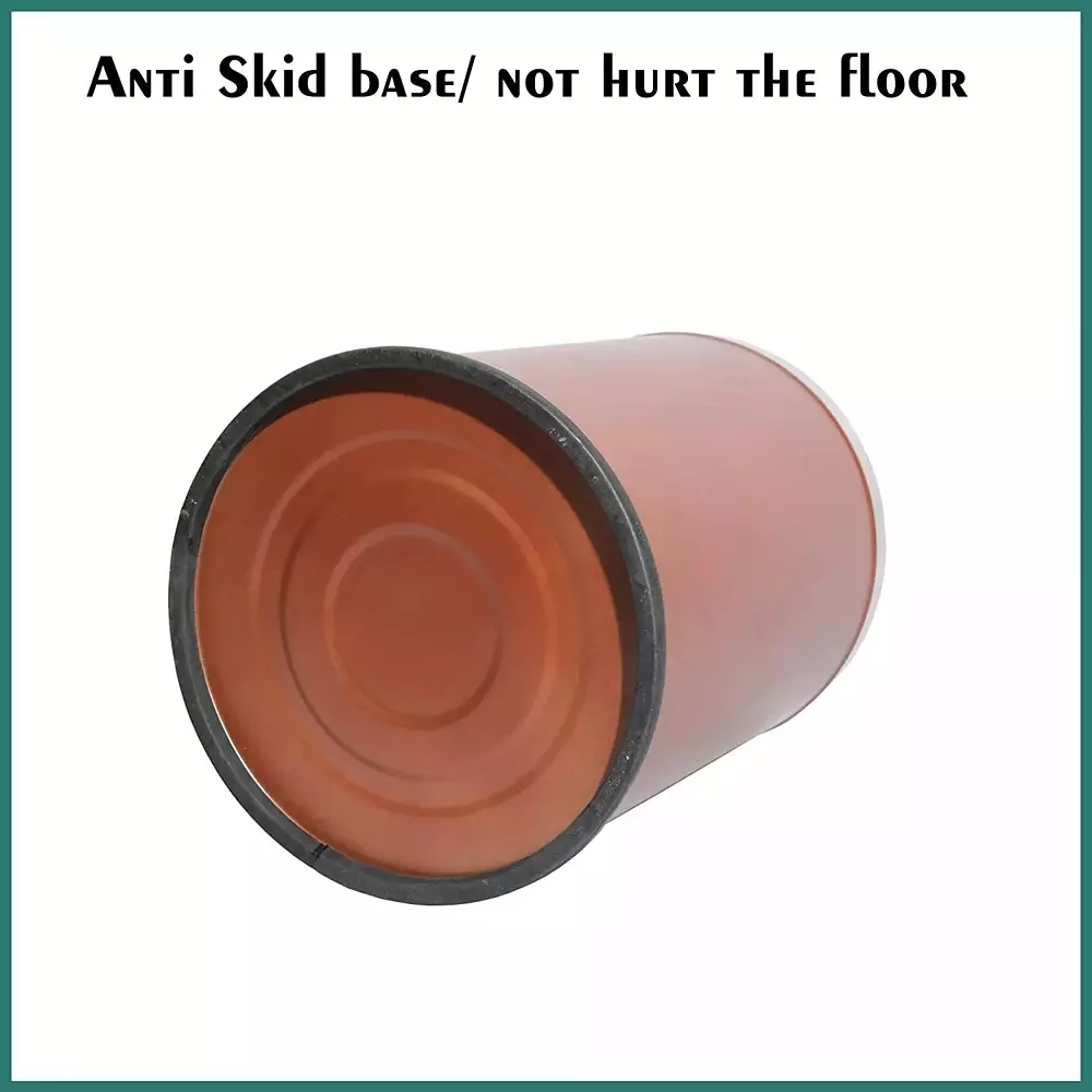 Grassland 30 L Dustbin with Swing Lid Stainless Steel ‎Brown 10x24 Inch, GSS1072