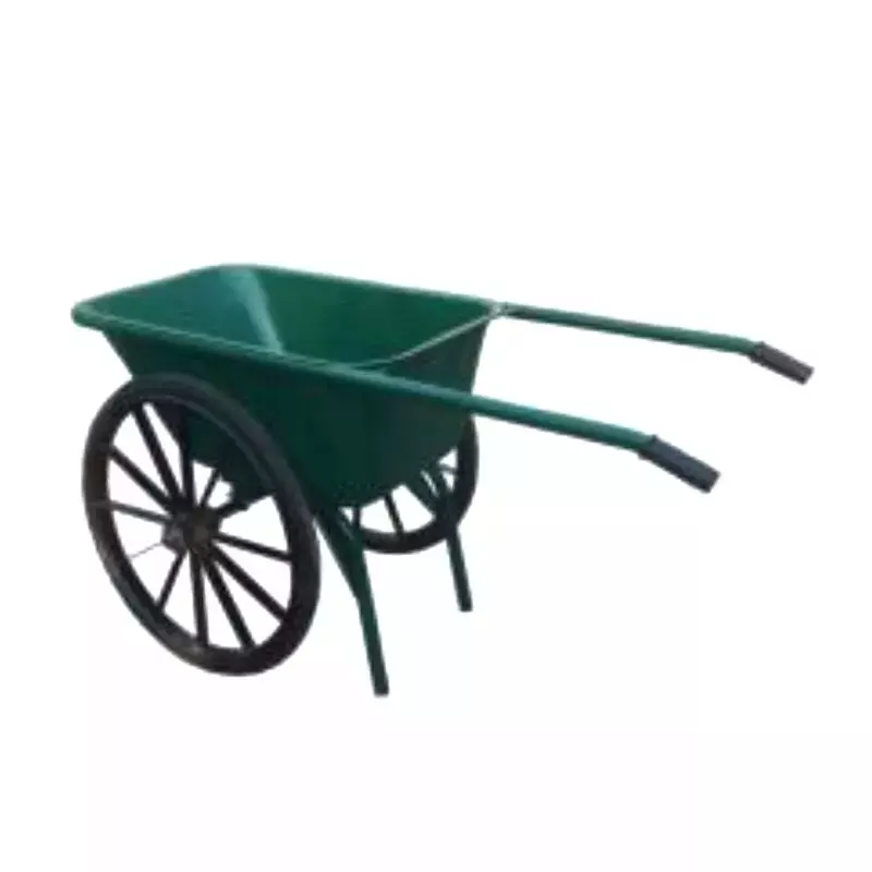 Grassland Waste Handling Trolley Plastic Green 300 L with 2 Wheels, GPL1124