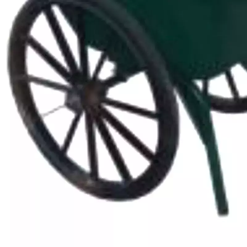 Grassland Waste Handling Trolley Plastic Green 300 L with 2 Wheels, GPL1124