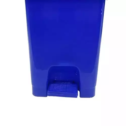 Grassland Pedal Dustbin HDPE Plastic Blue 15 L with Lid, GPL1234