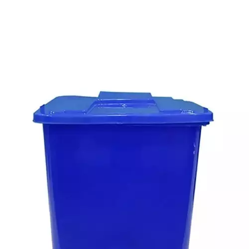 Grassland 15 L Pedal Dustbin with Lid HDPE Plastic Blue, GPL1234