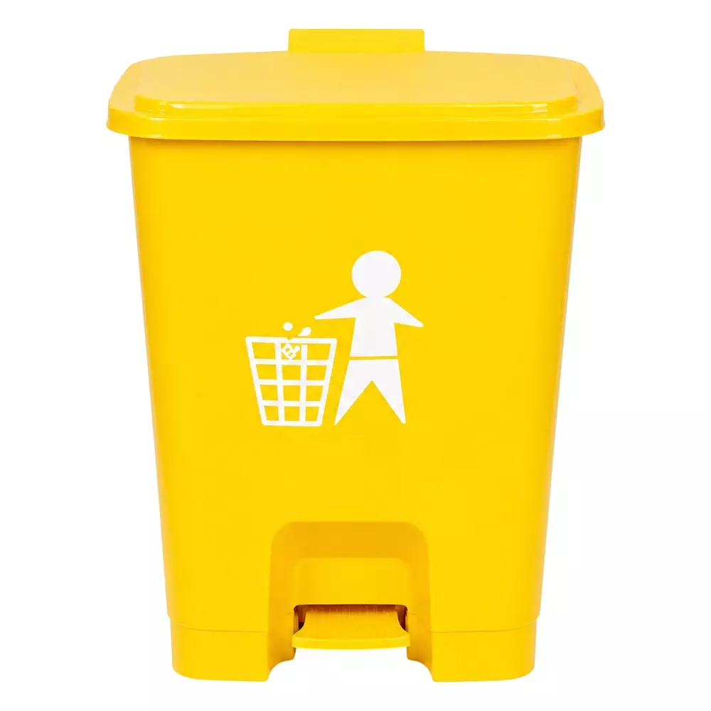 generic-10-l-hdpe-biomedical-waste-bin-pedal-operated-multicolor-pack-of-3