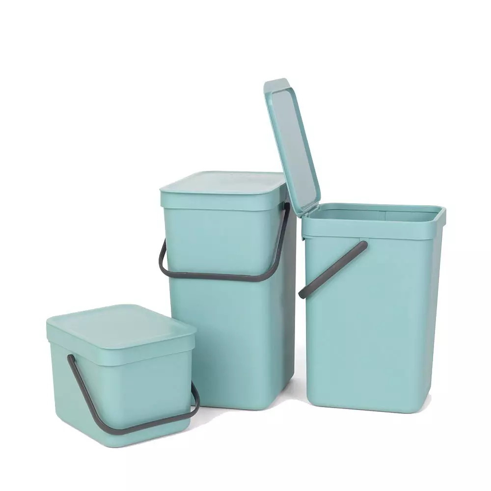 Hafele Built-In Sort & Go Mint High Grade Plastic 2x16 L Capacity, 502.22.502