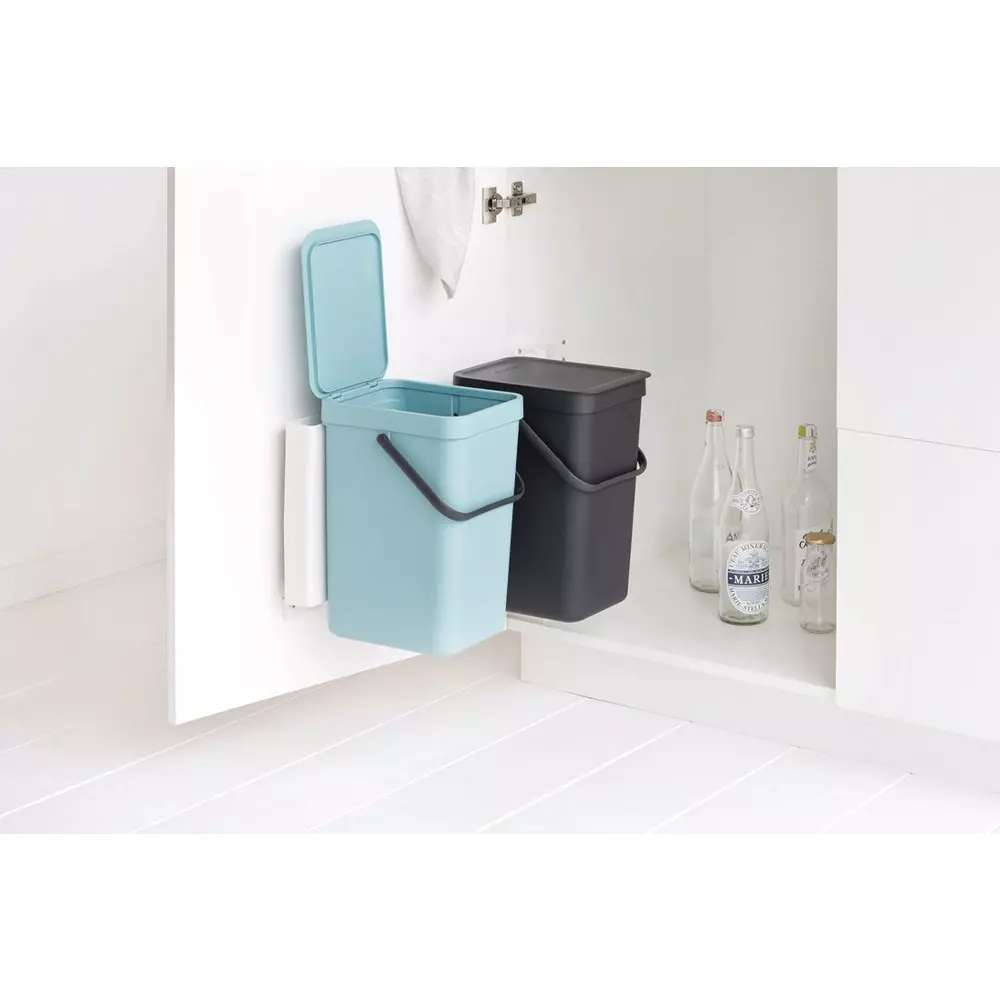 Hafele Built-In Sort & Go Mint High Grade Plastic 2x16 L Capacity, 502.22.502