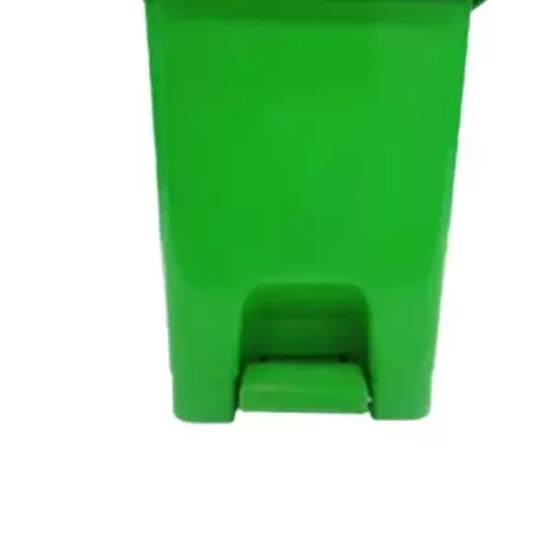 Grassland 32 L Pedal Dustbin with Lid HDPE Plastic Green, GPL1108