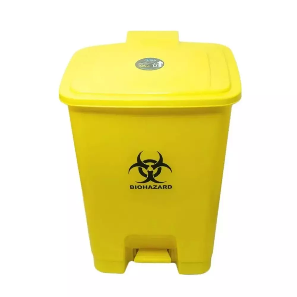 GENERIC Bio Medical Waste Bin Small Size 20 L Multicolor Plastic (Pack of 1)