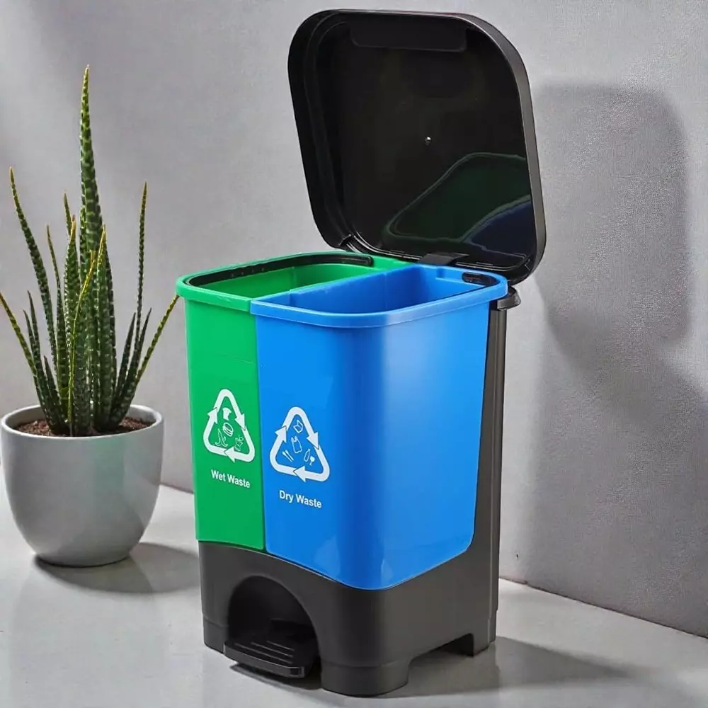 r-r-premium-twin-pedal-dustbin-kit-33-l-capacity-plastic-for-hospitals-clinics-laboratories-healthcare-use