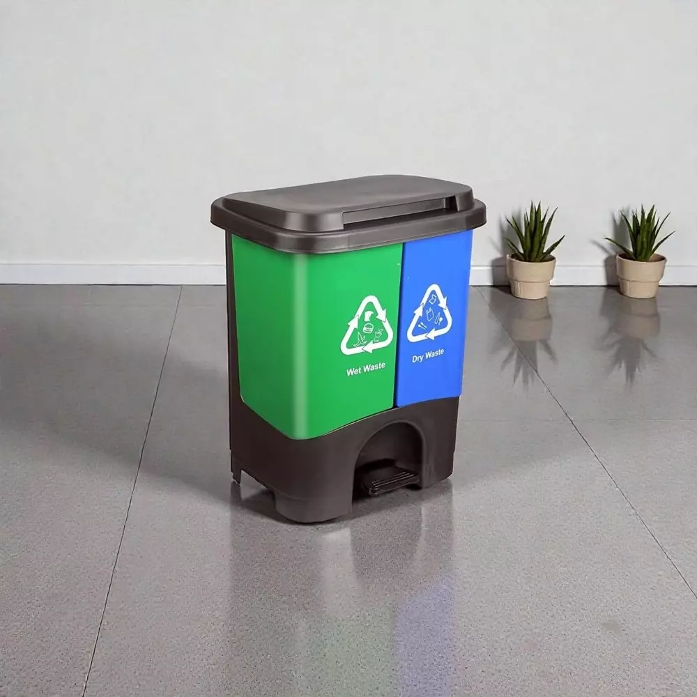 r-r-premium-twin-pedal-dustbin-kit-33-l-capacity-plastic-for-hospitals-clinics-laboratories-healthcare-use