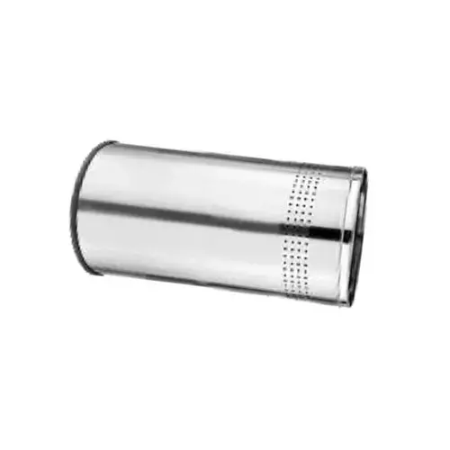 Grassland Open Top Dustbin Stainless Steel Silver 16x28 inch 100 L, GSS1061