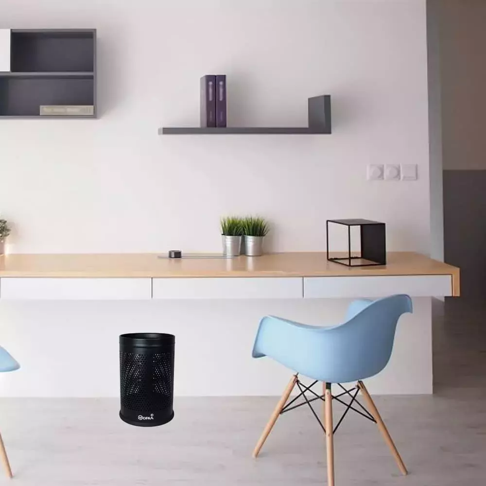 Grassland 60 L Open Top Dustbin Stainless Steel Black 14x24 Inch, GSS1228