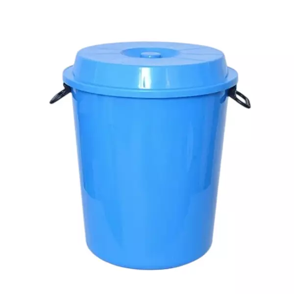 Ankur Storage Tub Virgin Plastic BPA Free 50 L Capacity Assorted with Rolled Rim, Drum-50