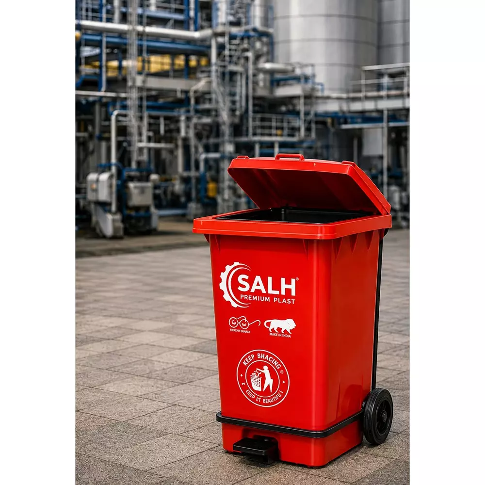 salh-dustbin-open-top-along-with-lid2-wheels-and-pedal-120-l-capacity-red-rectangular-shape-plastic-for-outdoor-swb-120-lp