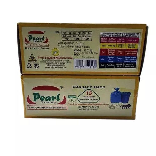 pearl-non-chlorinated-bio-medical-waste-collection-garbage-bag-17-x-19-inch-4318x4826-mm-roll-small-size-and-51-micron-thickness-pack-of-24-roll