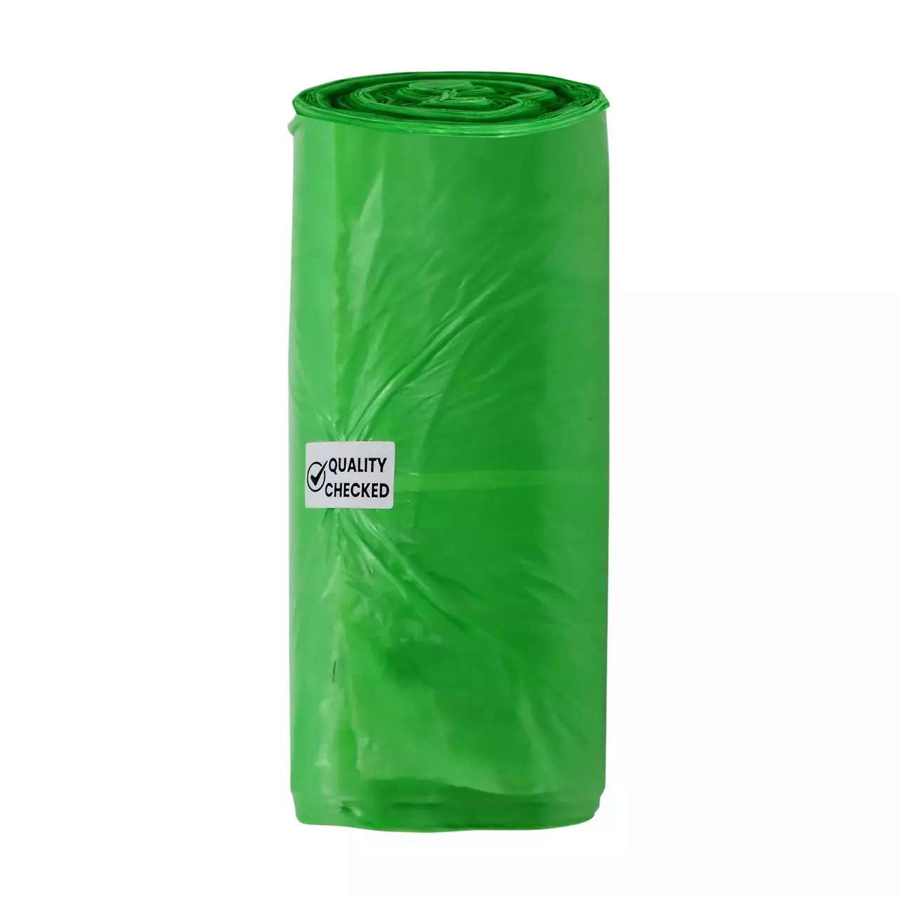 IMECO Large Garbage Bags with Drawstring 61x81 cm Leak Proof Green, IMEGBNPL15_1P3 (Pack of 10)