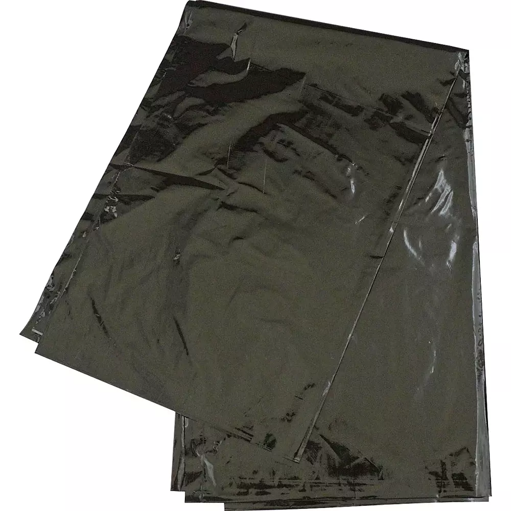 MonotaRO Plastic Bags Smooth type Black 0.025 mm Thickness, 22579393 (Pack of 100 Pcs)