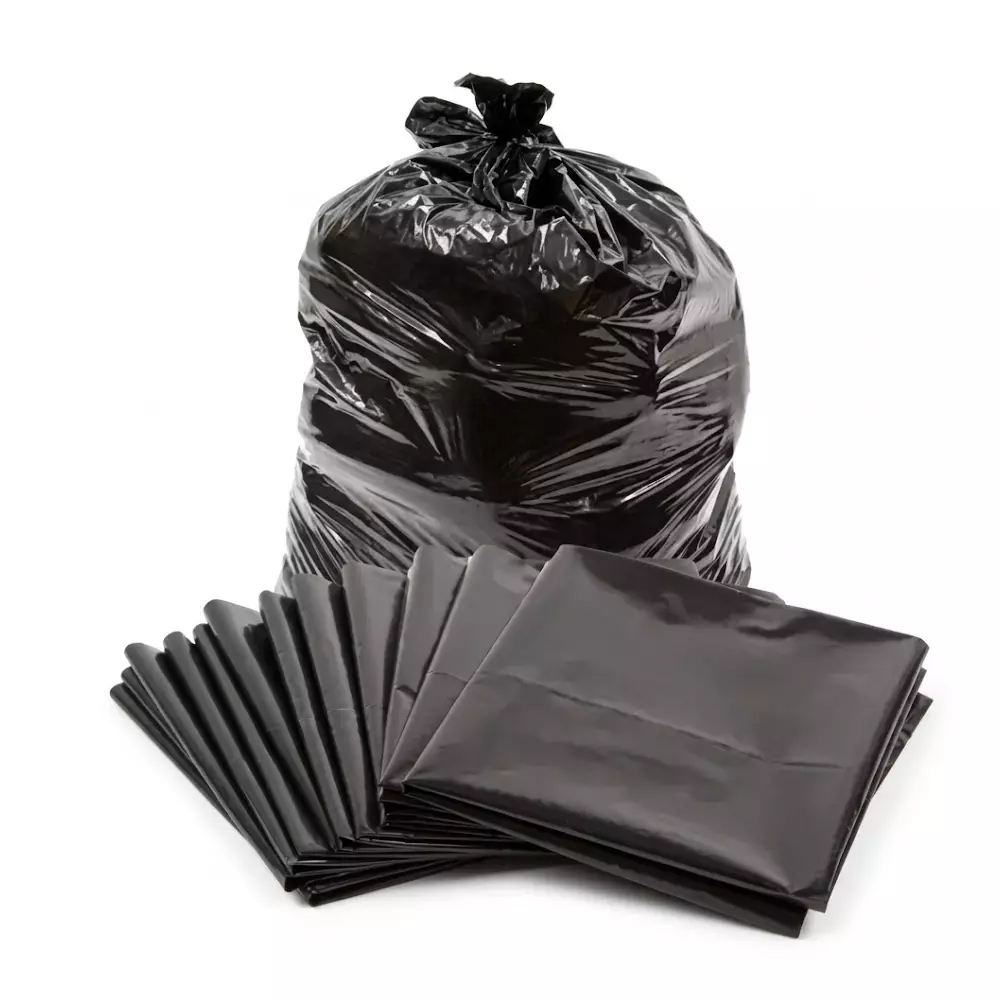 GENERIC Bio-Degradable Garbage Bag 120 Micron 35x45 Inch, Black (Pack of 10 Kg)