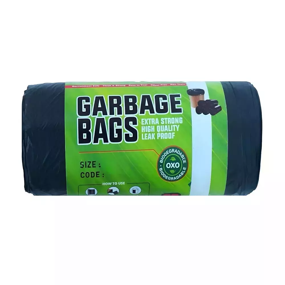 Generic Oxo-Biodegradable Garbage Bag Size 17x19 inch (30 Pcs x 10 Rolls)