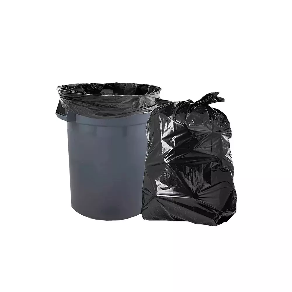 GENERIC Savari Garbage Bag Packet of 15 Pcs, 25x30 inch (63.5 x 76.2 cm) Plastic, Black Color (Pack of 1)