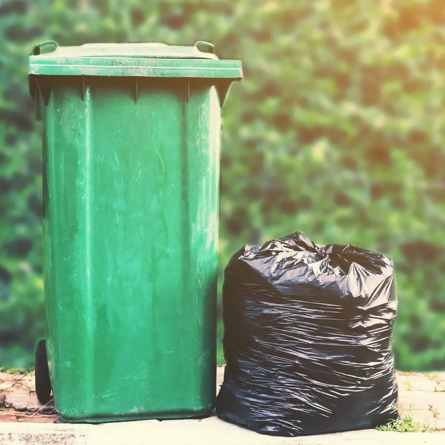 Singhal 120 Micron Garbage Bags 18x22 inch Black Plastic (Pack of 50 Pcs)