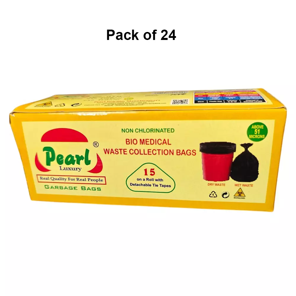 pearl-non-chlorinated-bio-medical-waste-collection-garbage-bag-19-x-21-inch-4826x5334-mm-roll-medium-size-and-51-micron-thickness-pack-of-24-roll