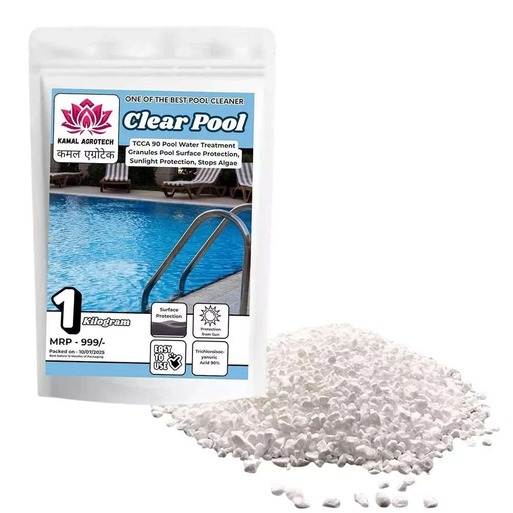 Kamal Agrotech Water Treatment Granules 1 Kg for Swimming Pool