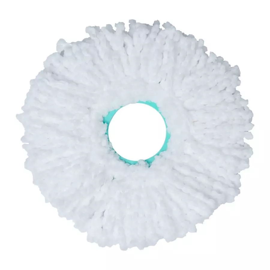 Shagun 7 L Blue Wheeled Bucket Mop Set With Plastic Water Drainer, S-503 Plastic