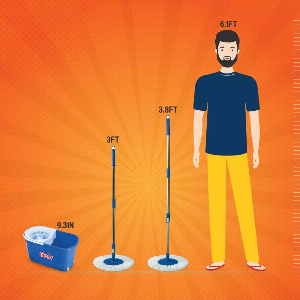GALA QUICKSPINMO Blue Quick Spin Mop