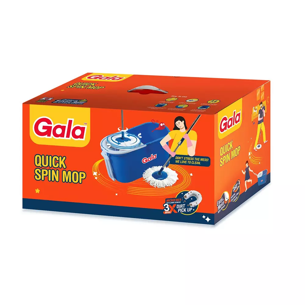 GALA QUICKSPINMO Blue Quick Spin Mop