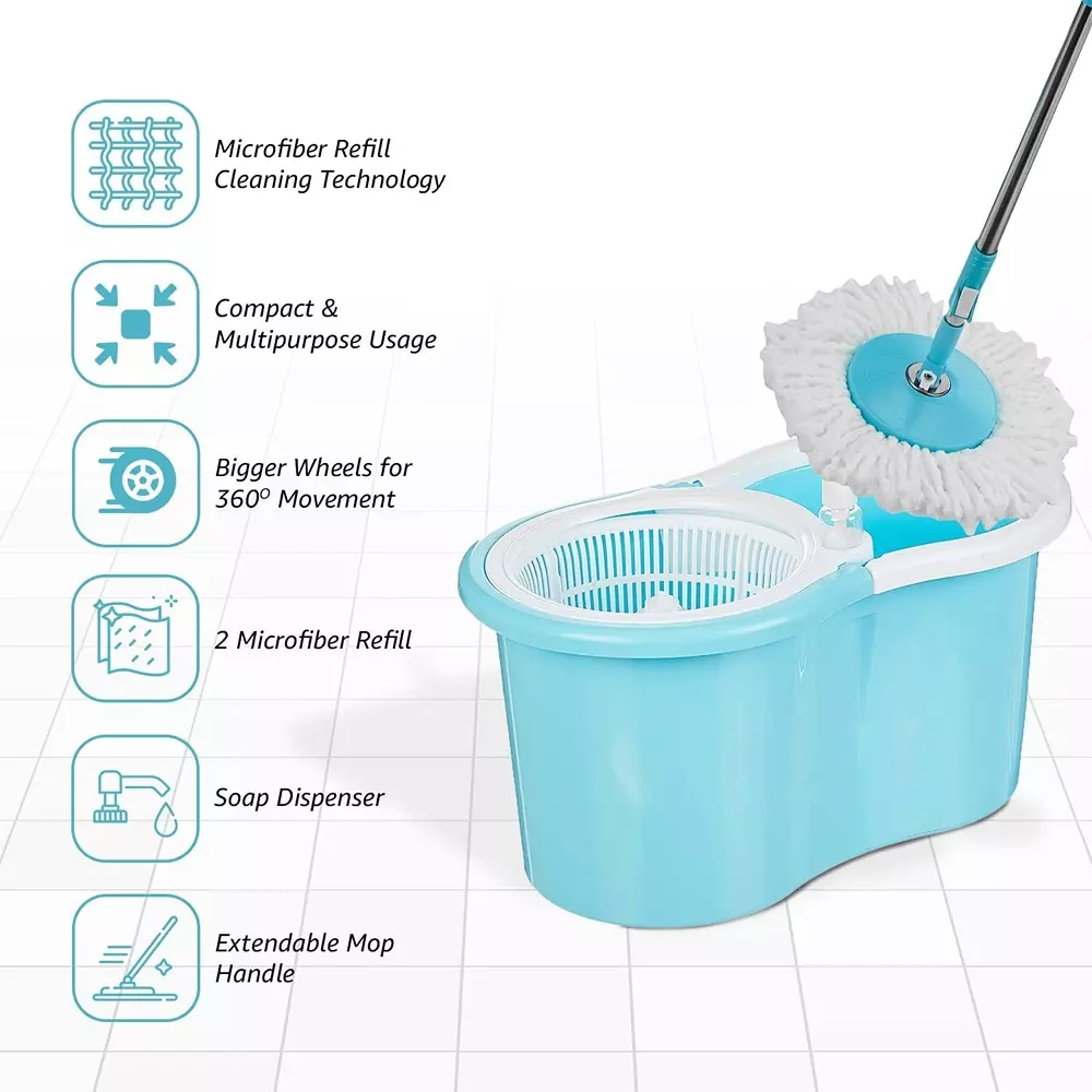 dr-marwin-spin-floor-mop-with-bucket-kit-blue-10-l-360-plastic-long-handle-for-home-school-hospitals
