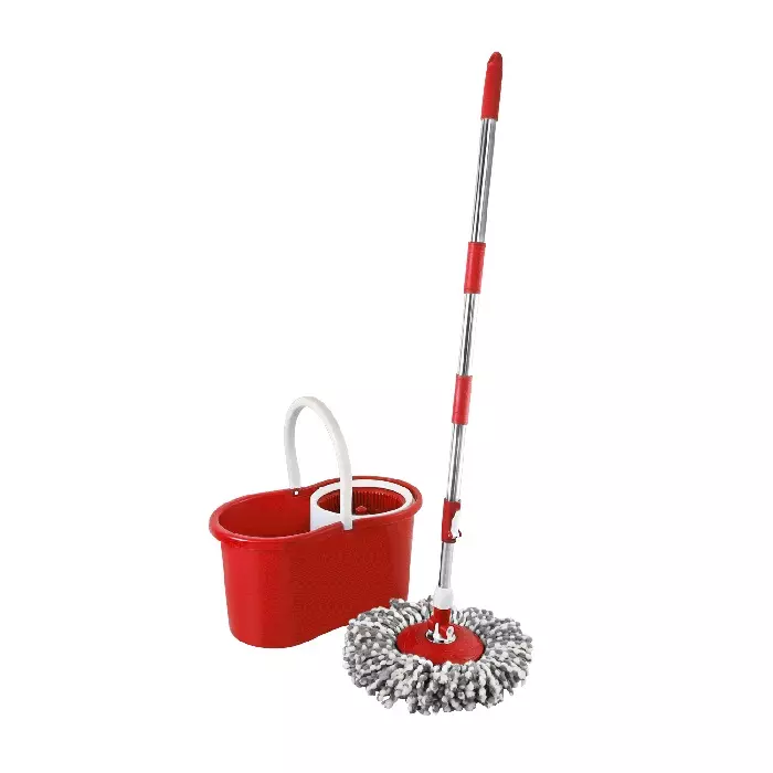 Buy Cello Red Compacto Spin Mop Bucket Online in India at Best Prices