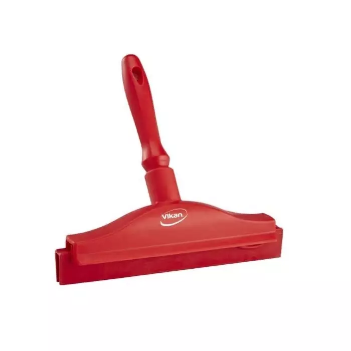 VIKAN Red Squeegee 95x70x250 mm for Food Preparation Surfaces, 77114
