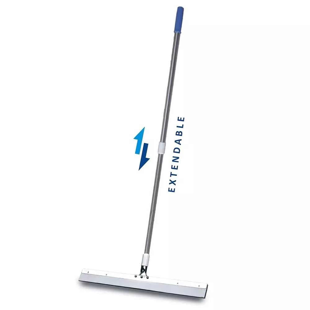 Vimal Steelo 600 Heavy Duty and Extendable Floor Cleaning Wiper Large ‎Stainless Steel Handle 60x120 cm