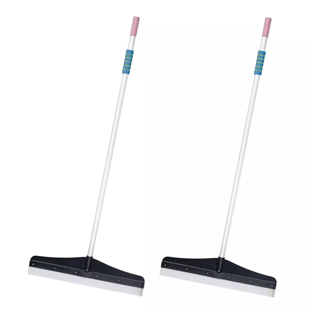 Vimal Big Broomer Heavy Duty Floor Cleaning Wiper Large Plastic & Rubber Handle 22 inch (55 cm) Wide (Pack of 2)