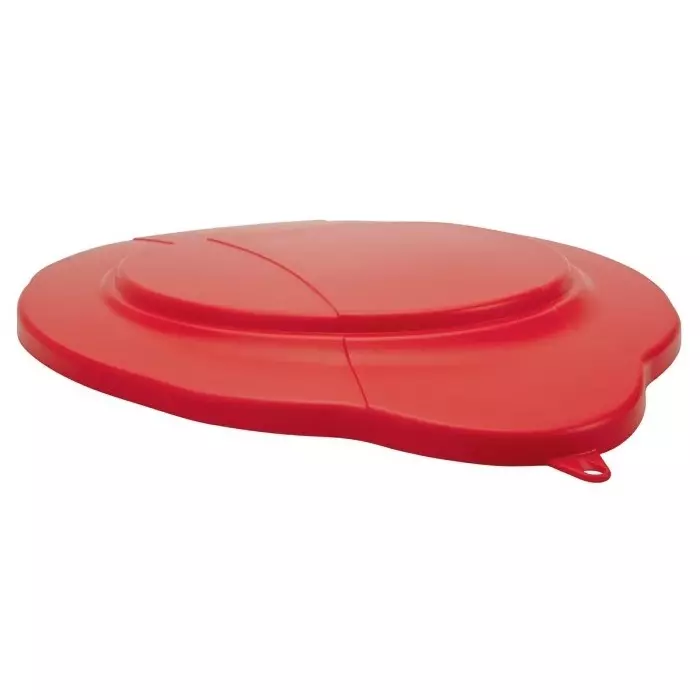 VIKAN Bucket Lid Plastic Red with Handle, 56934