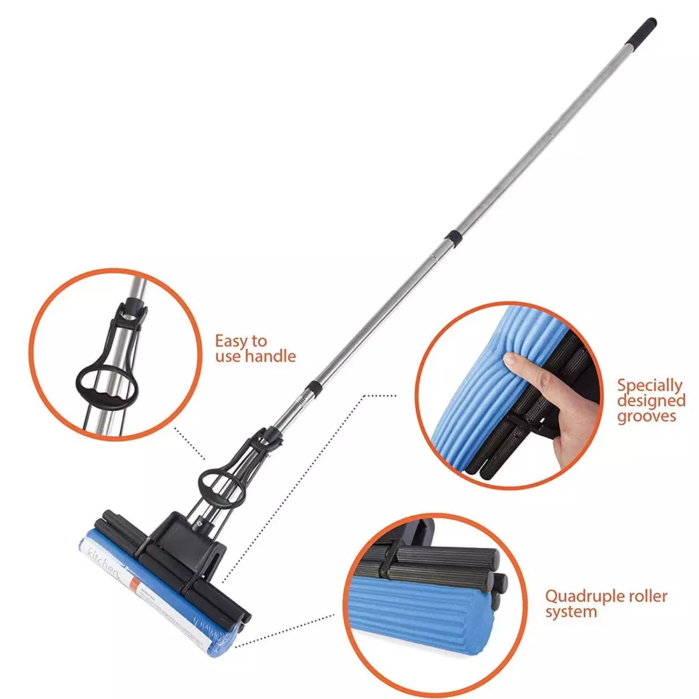 dr-marwin-floor-cleaning-squeeze-mop-with-refill-adjustable-telescopic-handle-kit-microfiber-squeegee-absorber-sponge-cleaner-pocha-for-home-kitchen-bathroom