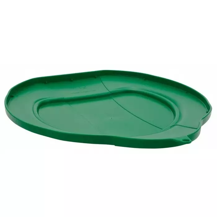 VIKAN Bucket Lid Plastic Green with Handle, 56932