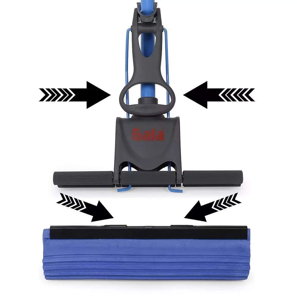 gala PVA Mop Refill in Blue Plastic for Floor Cleaning