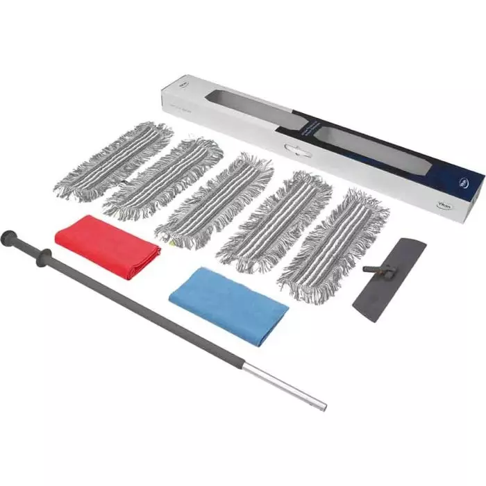 VIKAN Starter Kit Mop and Handle 88 mm, 990101