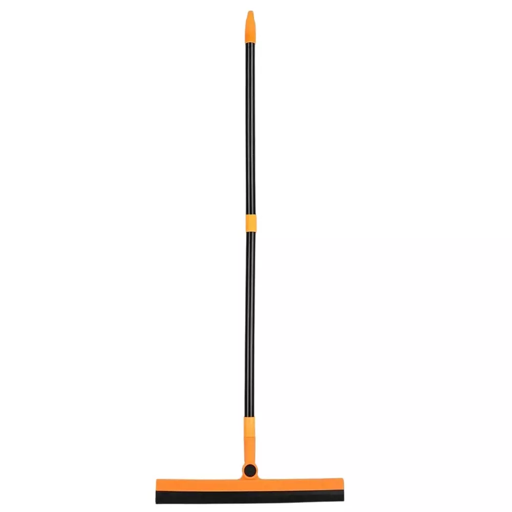 Dr. Marwin Sturdy Floor Wiper With Long Handle 202 Grade 106 cm (Rod), 38 cm (Flap) Stainless Steel (Rod) for Home, School & Hospitals