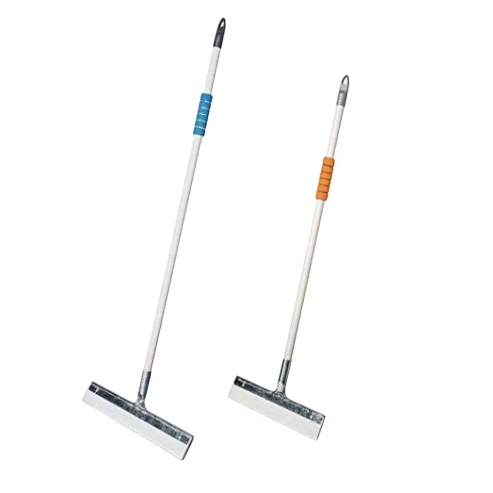 Vimal Bathroom Floor Wiper Set Multicolor Metal, Plastic, Steel Handle Material 12x6x100 cm for Floor Cleaning