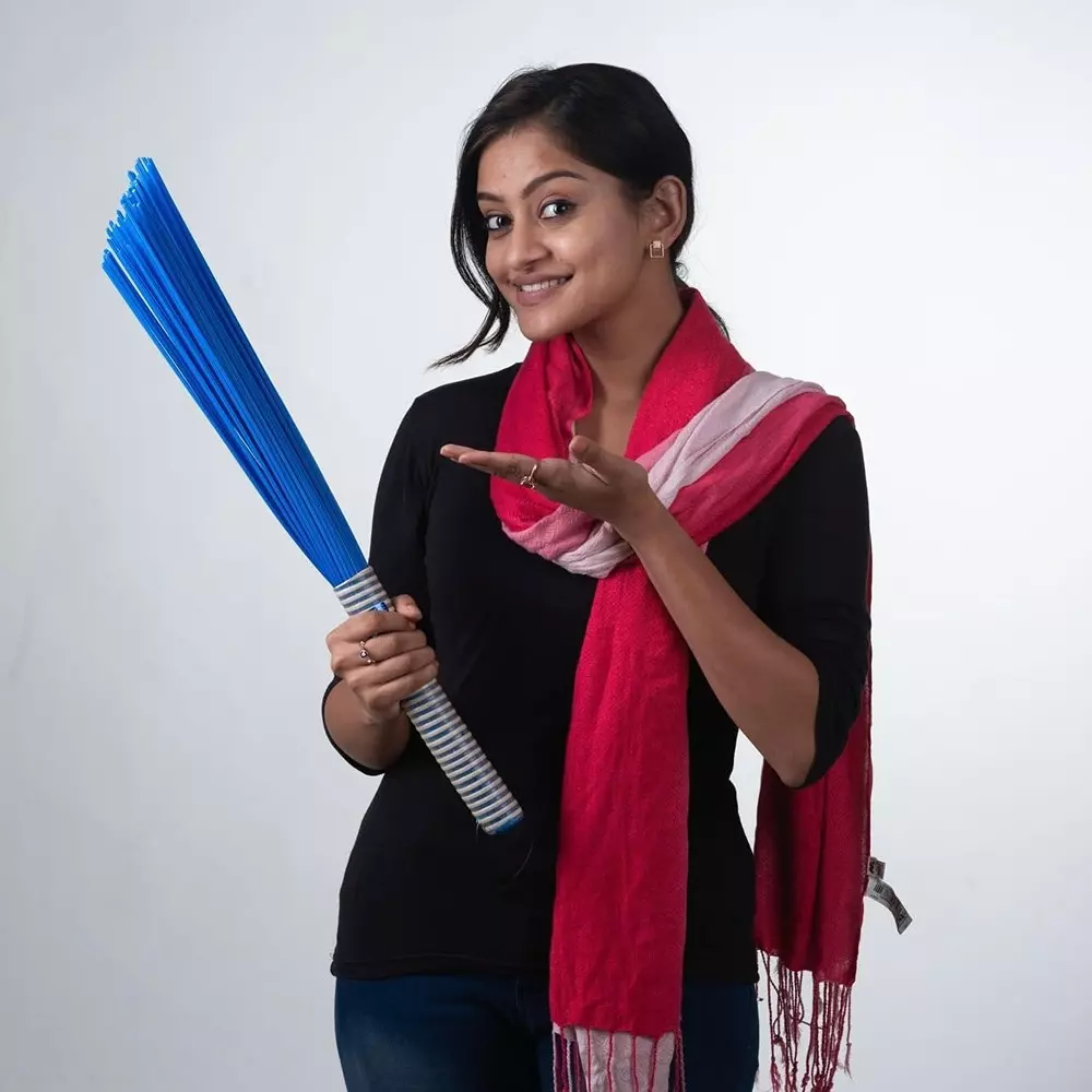 Vimal Kharata Multicolor Polypropylene (PP) Handle for Floor Cleaning 24 inch (60 cm) (Pack of 3)