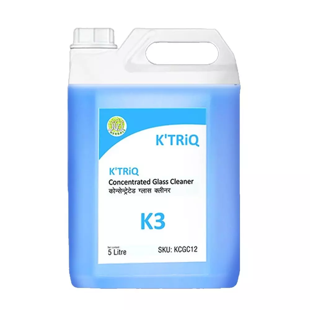 K TRiQ Glass Cleaner 5 L Can Liquid Hygeine for Industrial & Commercial Use